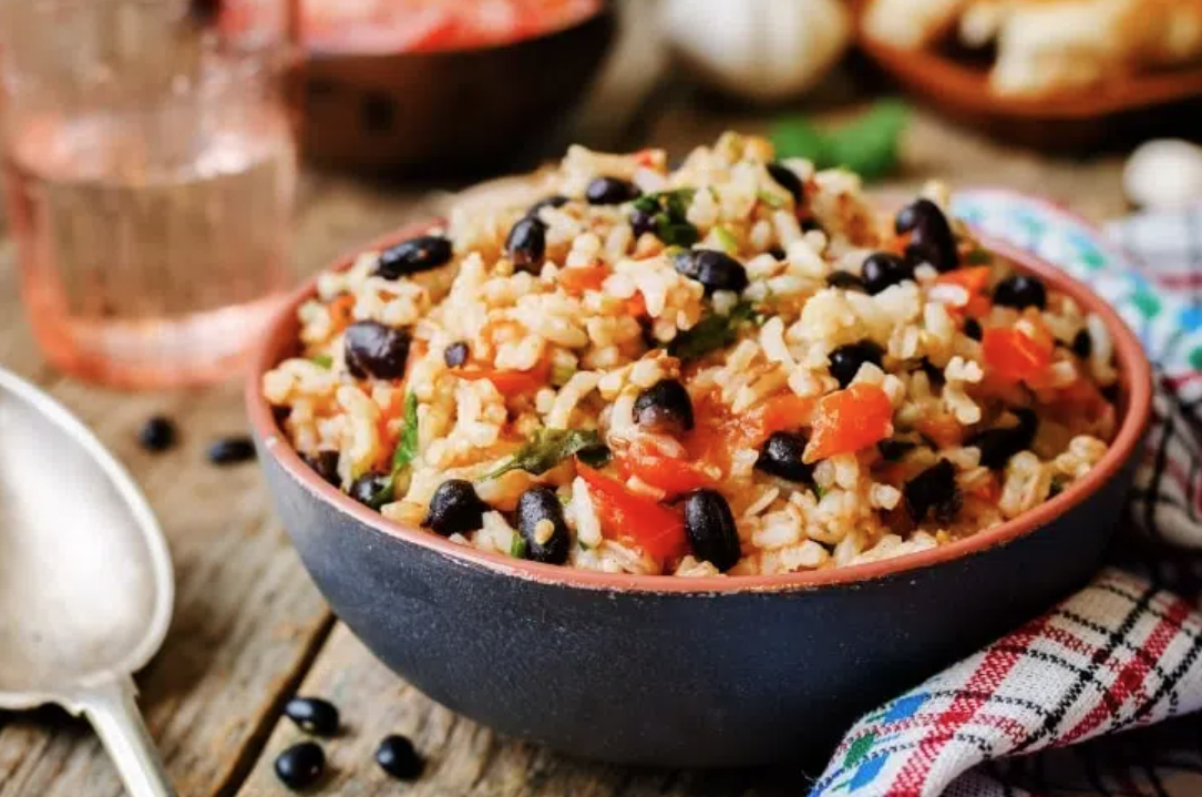 Arroz Con  Habichuela Puerto Rican Food